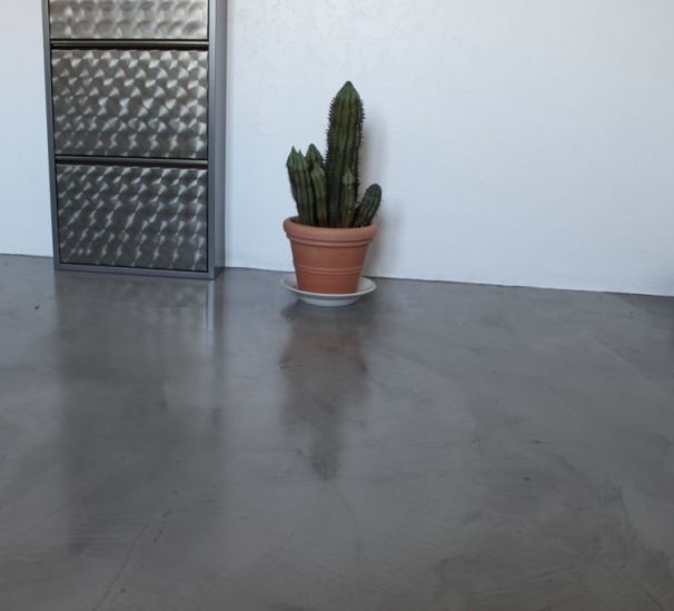 Sol beton cire brillant 2 